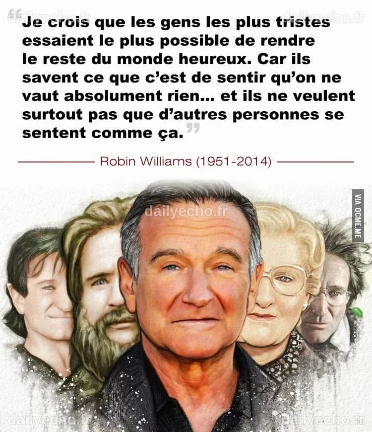Citations Inspirantes de Robin Williams : Un Héritage de Sagesse et d'Humour