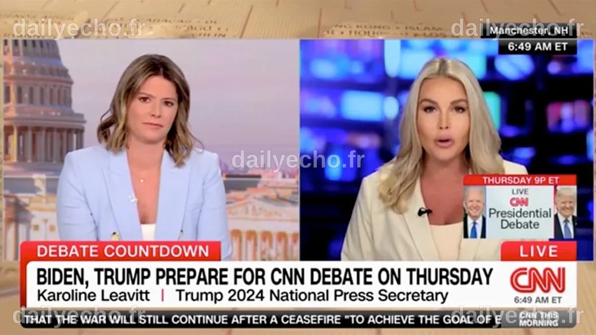 CNN host cuts off Trump spokeswoman for criticizing network debate ...