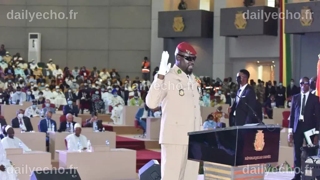 Guinea junta chief officially enters race for president
