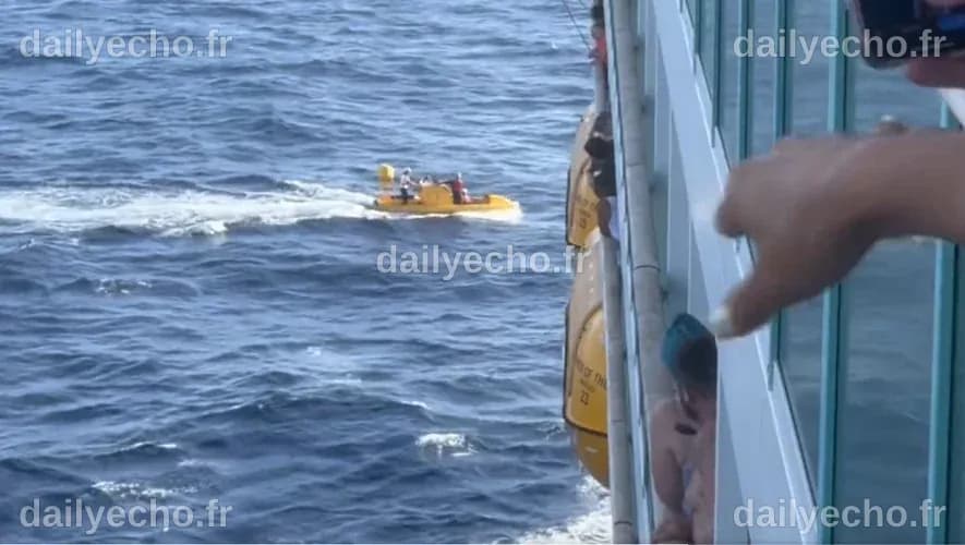 Une passagère tombe du 10e pont d'un paquebot de croisière : elle est ...