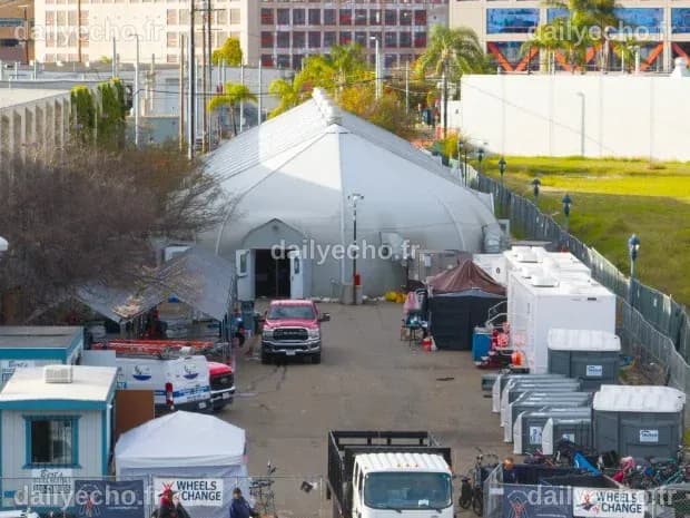Flooding forces hundreds out of a San Diego homeless shelter