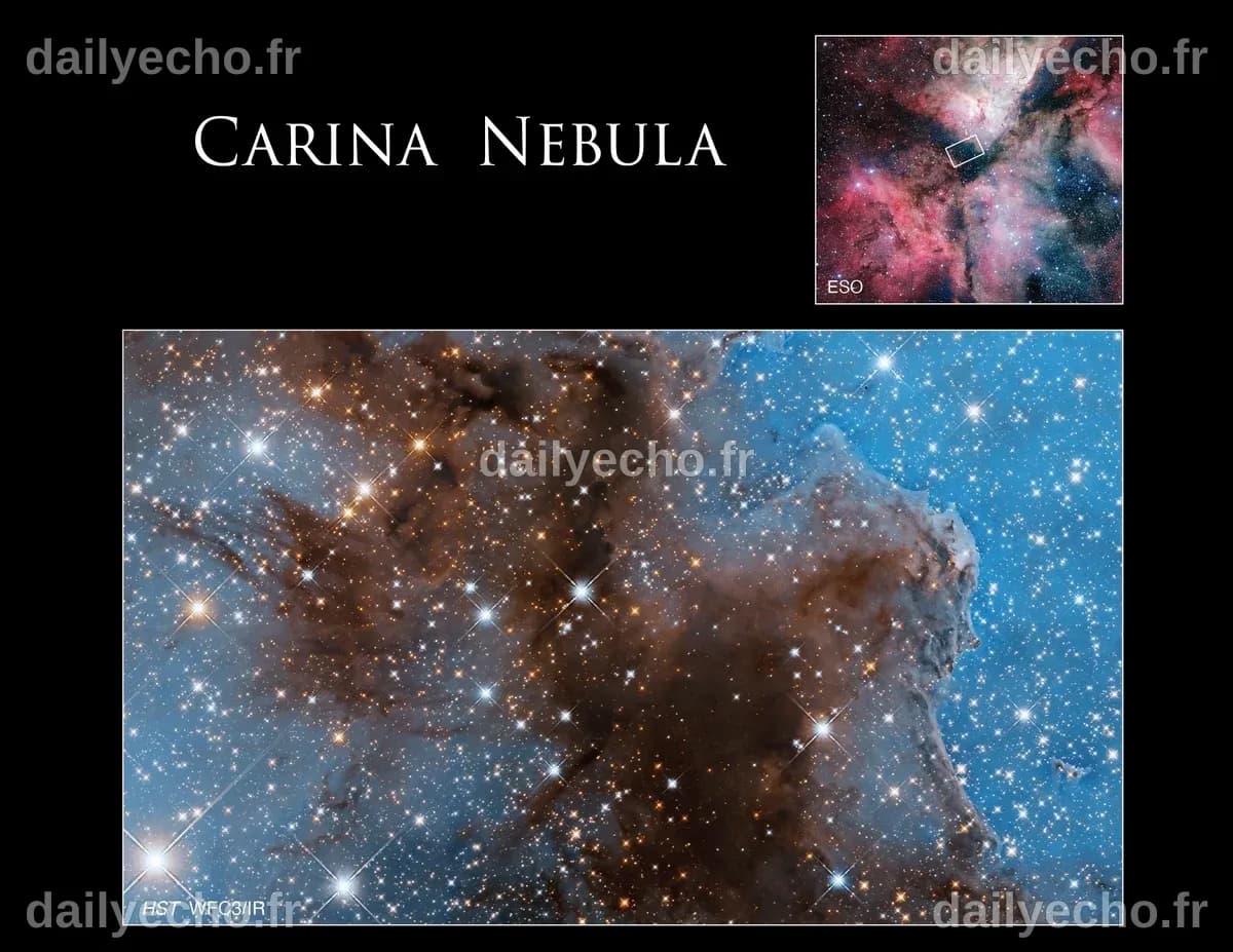 Hubble nous régale d'une nouvelle image somptueuse de la nébuleuse de ...