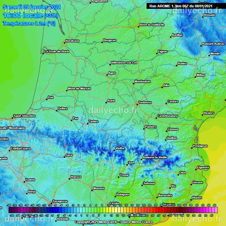 Nouvelles chutes de neige jusqu'en plaine ce week-end | Météo Pyrénées