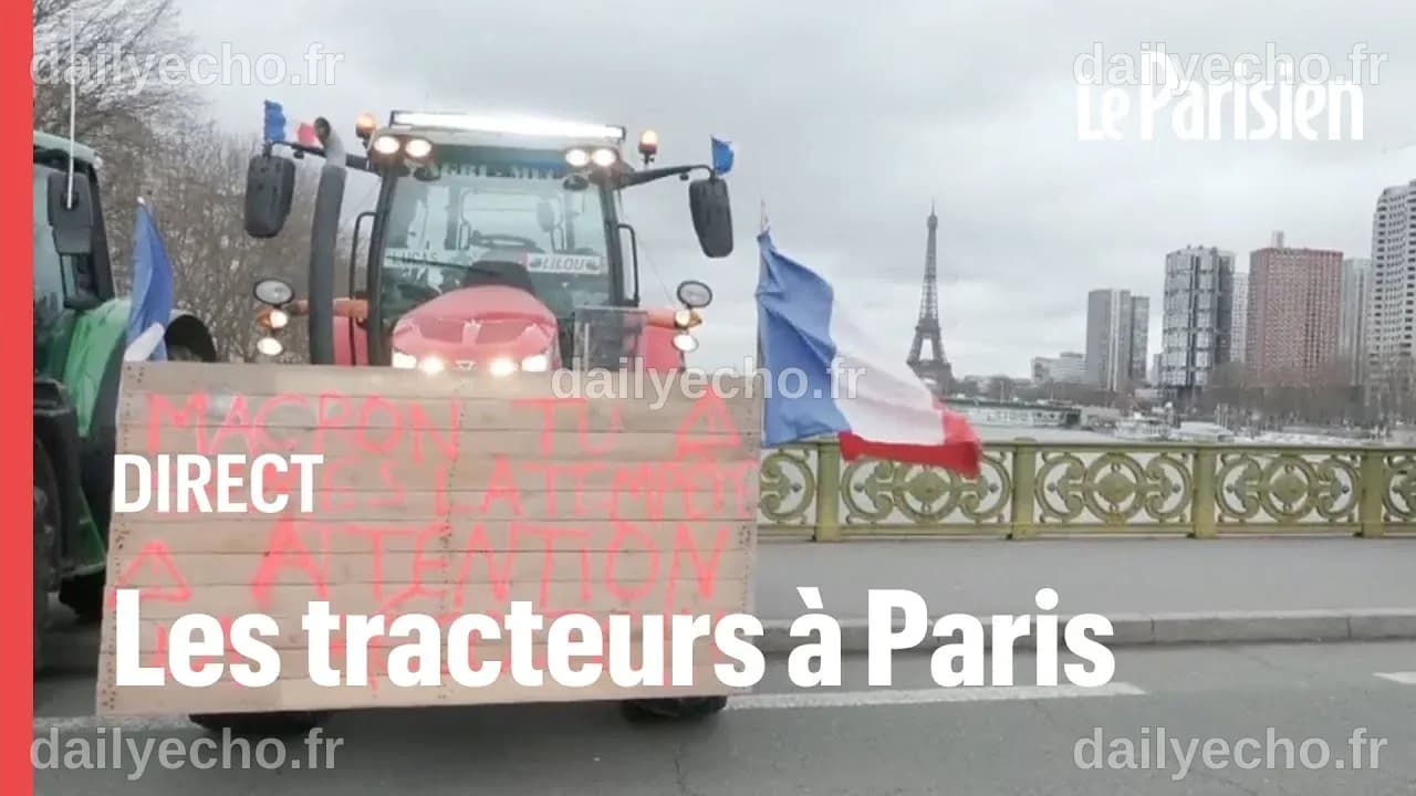 🔴 EN DIRECT | Colère des agriculteurs : plusieurs dizaines de tracteurs ...