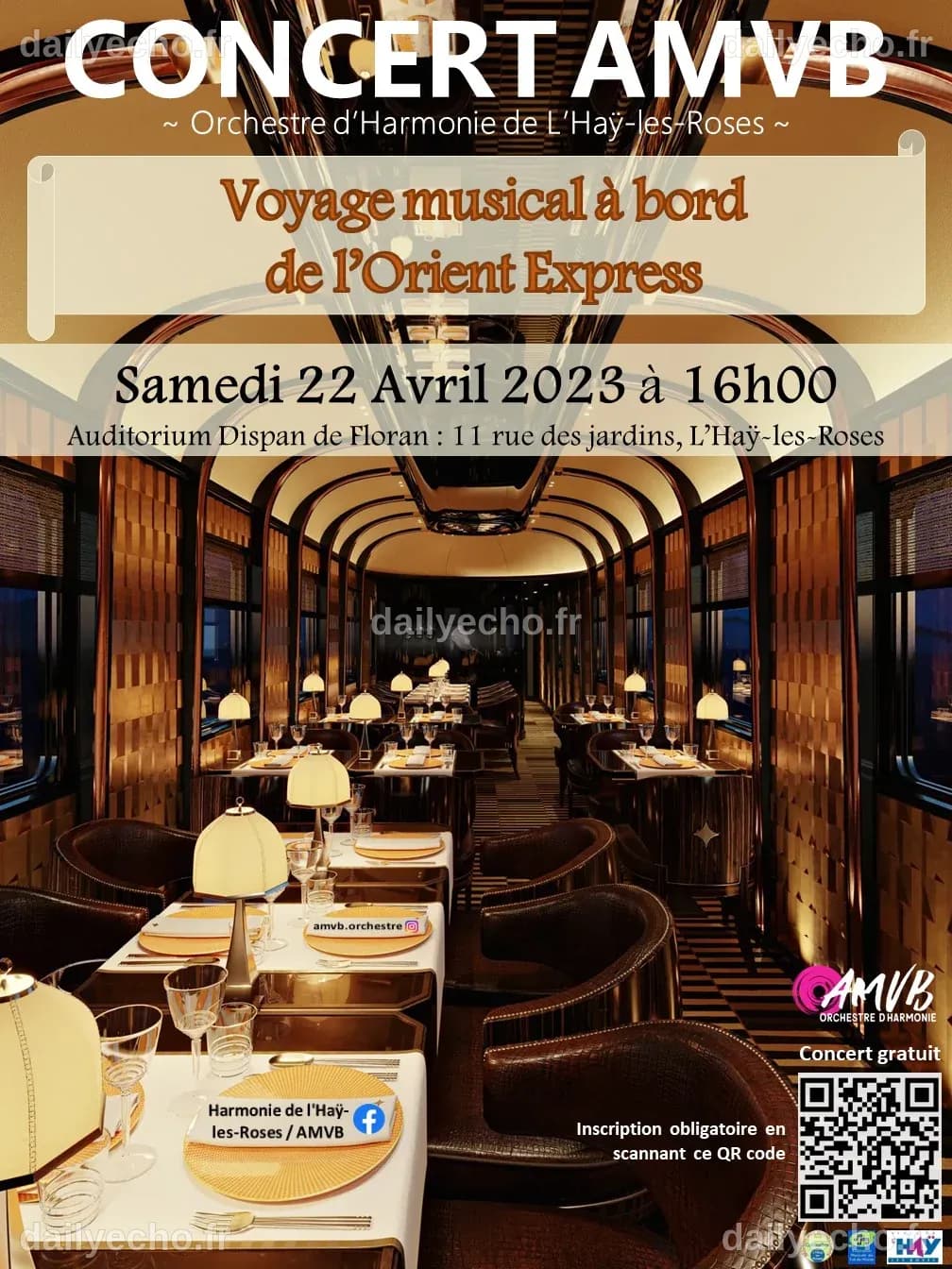 « Voyage musical à bord de l'Orient Express » - Maison des Associations ...